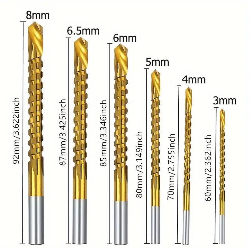 Twist Drill Bit Set Power Tool Accessories(6 Pcs )