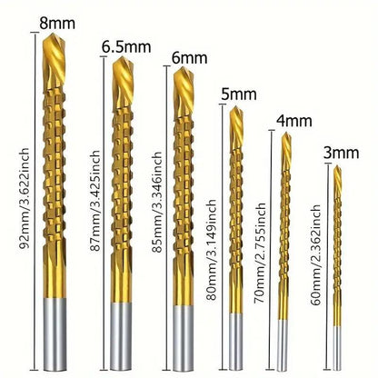 Twist Drill Bit Set Power Tool Accessories(6 Pcs )