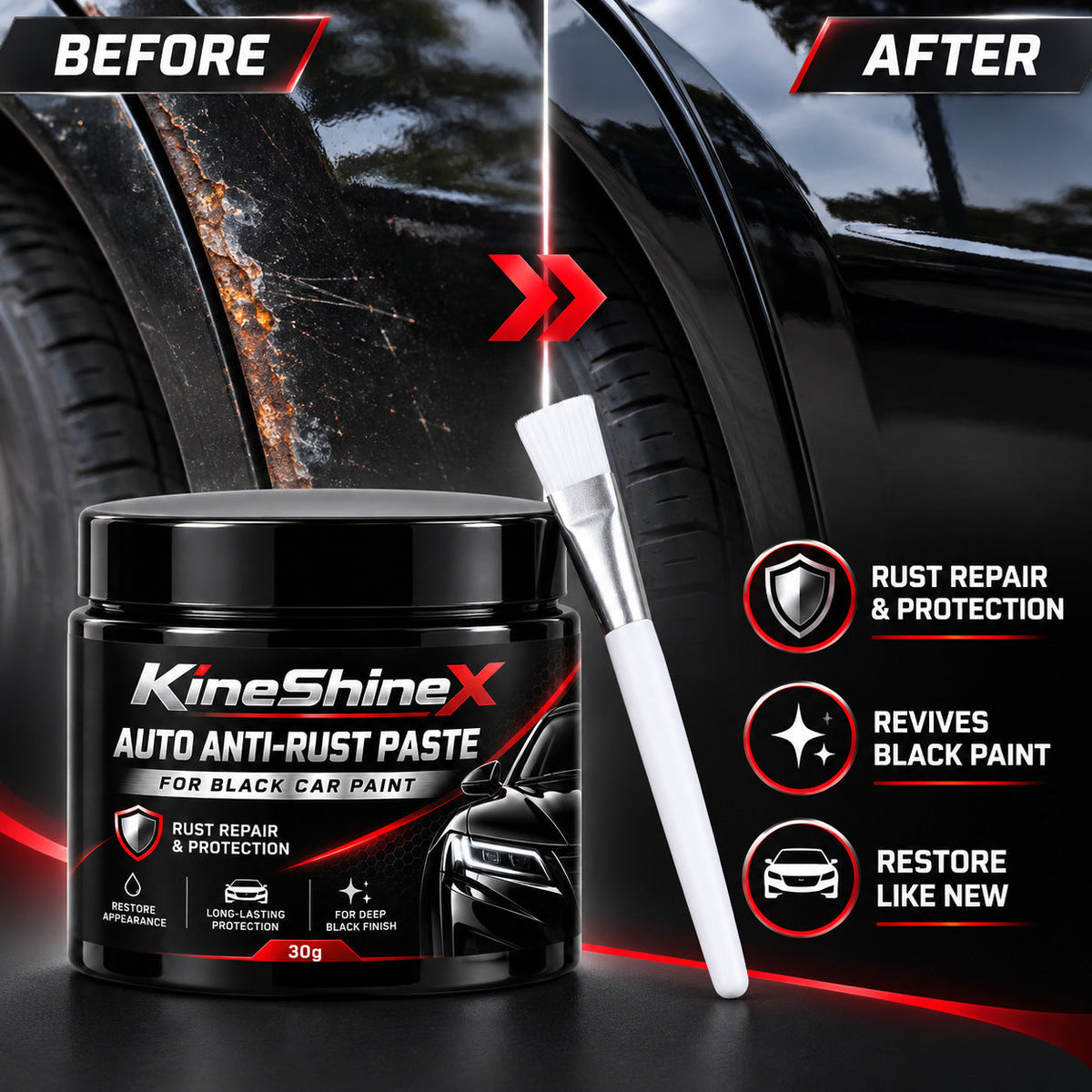 🚗50% OFF NOW! Car Metal Rust Repair Paste‑ Auto Rust Shield Anti‑Corrosion Restoration Cream, Long‑Lasting Protective Barrier for Car Metal Surfaces