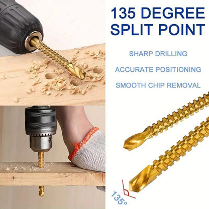 Twist Drill Bit Set Power Tool Accessories(6 Pcs )