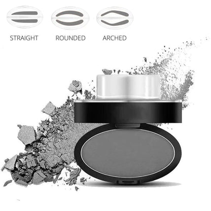 🎁2026 New Arrivals 50% OFF💥Eyebrow Stamp Powder with Brush – Press & go, perfect brows in seconds. Waterproof, 24h wear, no salon needed. A beauty game‑changer! 💄🌸