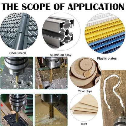 Twist Drill Bit Set Power Tool Accessories(6 Pcs )