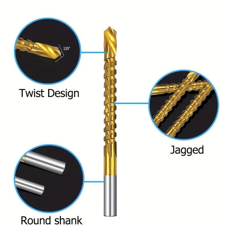Twist Drill Bit Set Power Tool Accessories(6 Pcs )