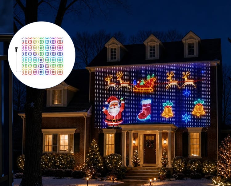 Bored of the same static Christmas lights?