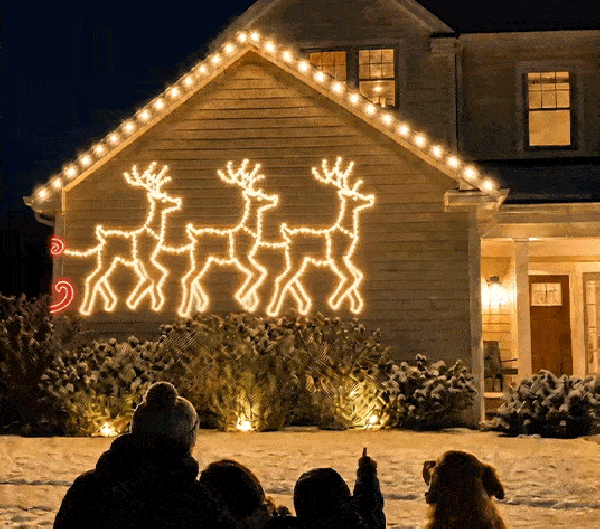 Decorations that move with the music